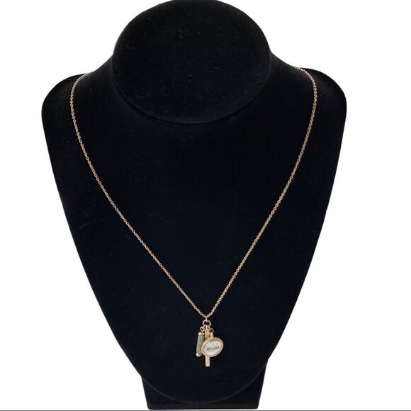 “Blessed” Triple Charm Necklace by Jane Marie • NWOT - Picture 3 of 5